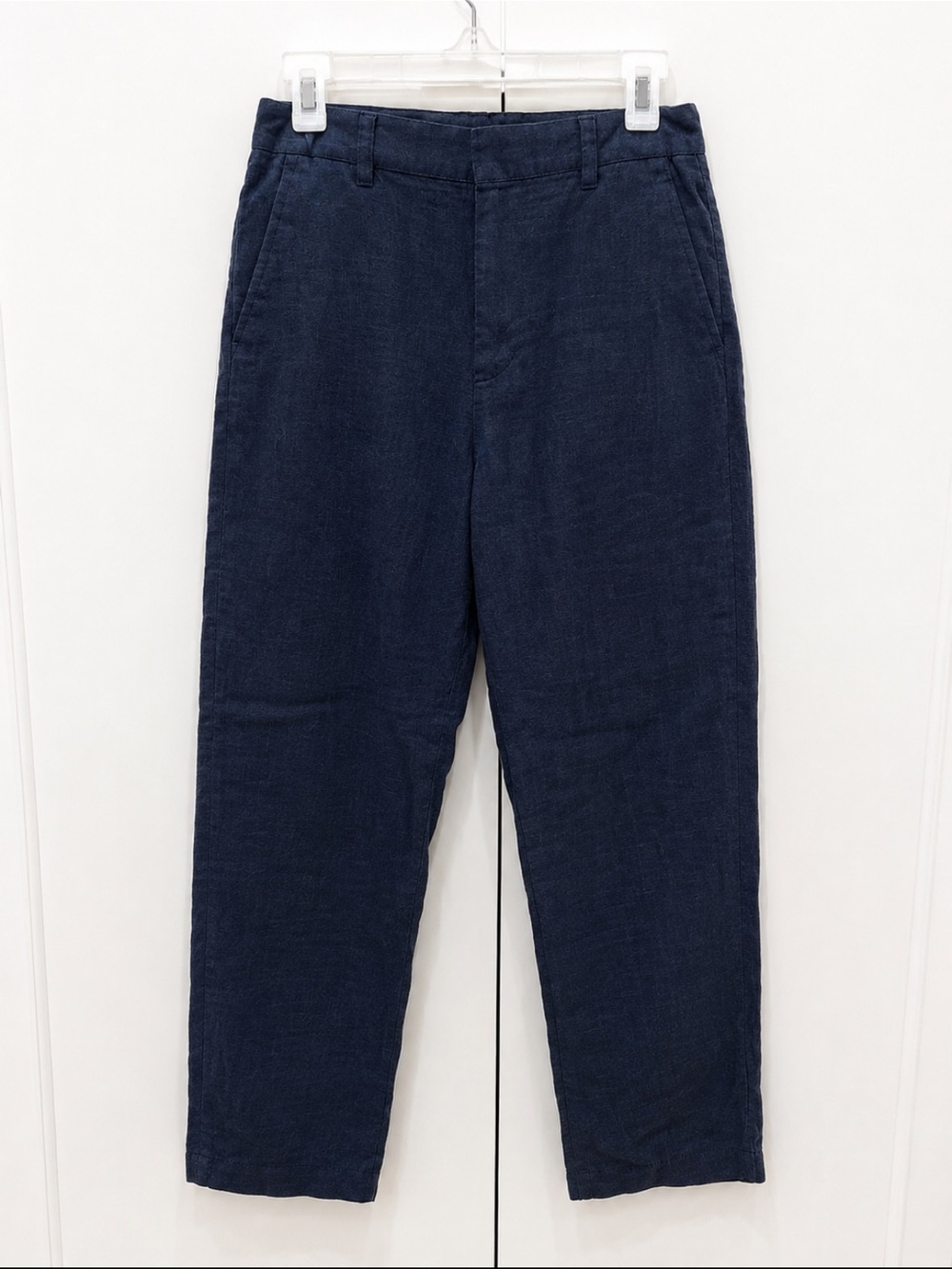 H&M linen boy navy pants size 8